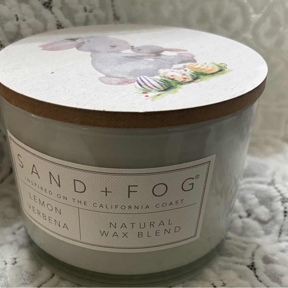 SAND + FOG Lemon Verbena Candle - White